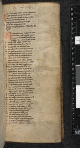 British Library, Harley MS 2777, fol. 1r, 12th century