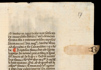 Utrecht, UB, MS 146, fol. 17r (detail)