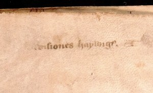 Ghent, Universiteitsbibliotheek, 941 (14th century), flyleaf